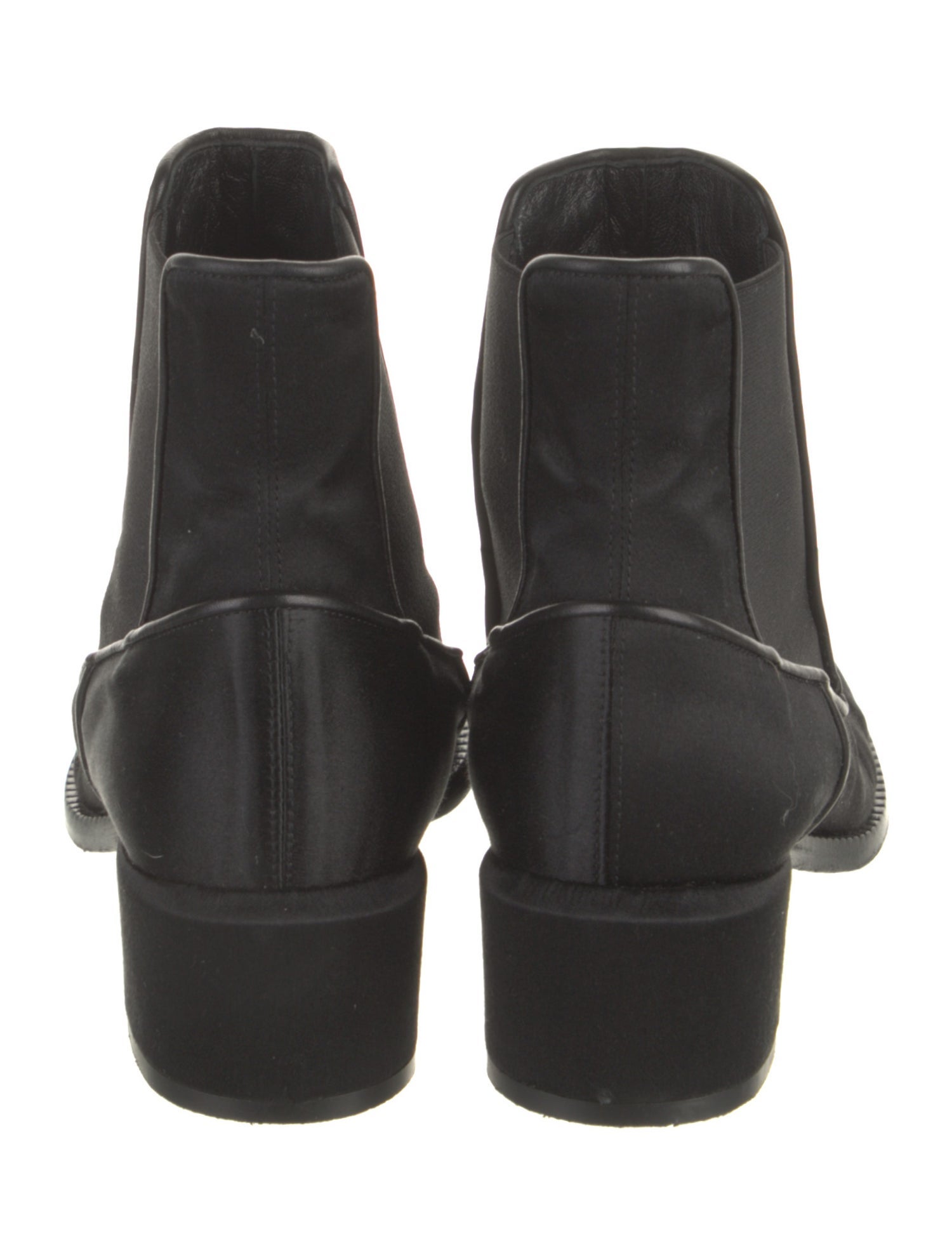 Tibi Satin Chelsea Boots